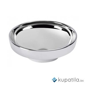 Lavabo nadgradni VITRA Water jewles Ø40cm srebrni