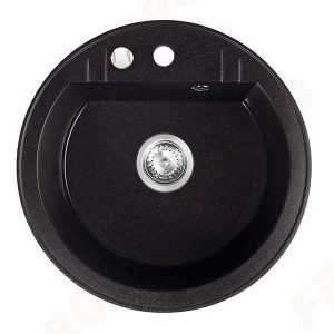 Sudoper MEZZO II okrugli FI 51CM grafit crni