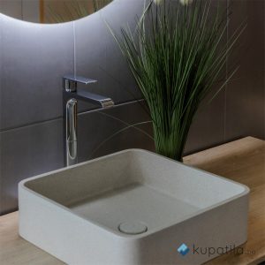 Umivaonik nadgradni 40 cm cappucino s piletom DOLOMITE