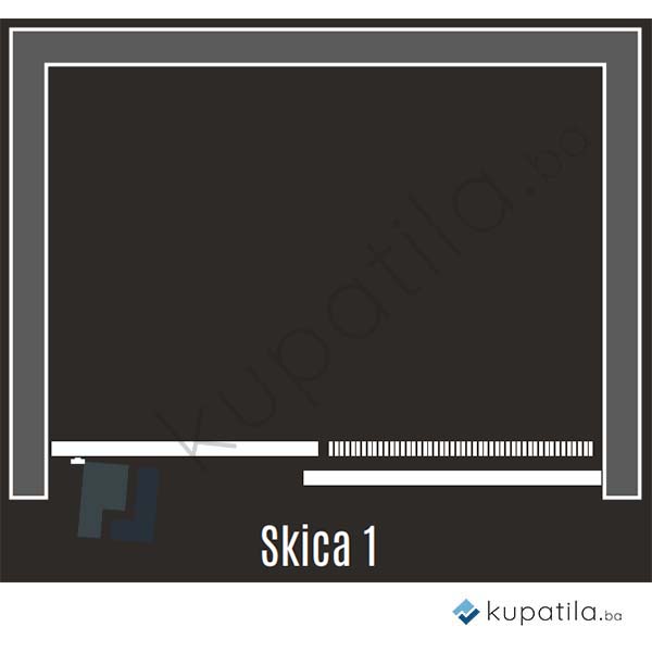 Tuš klizna vrata 120x190 Amore HS - Image 2