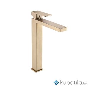 Baterija za umivaonik visoka Ars Brushed Gold Valvex
