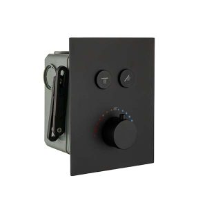 Baterija termostatska ugradna mat crna Eckle