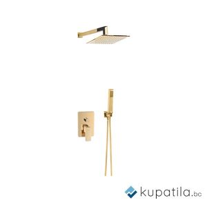 Ugradbeni set Carre gold Valvex