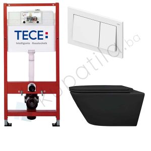 Ugradbeni vodokotlić Tece+WC Šolja Ceramoon Black