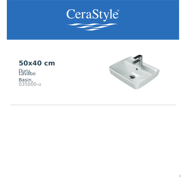 Umivoanik 50x40 Duru Cerastyle - Image 2