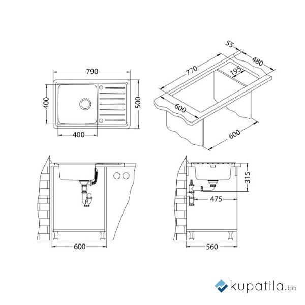 Sudoper Galeo 30 Alveus - Image 2