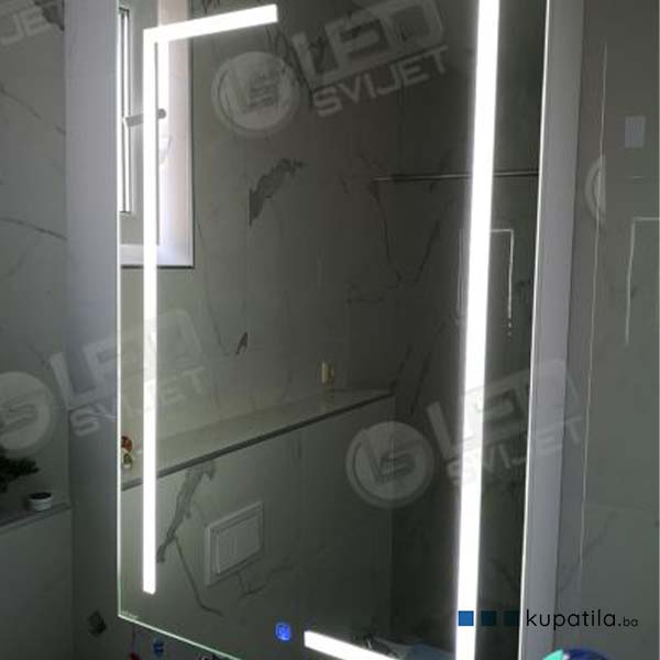 Ogledalo LED 2u1 60x80