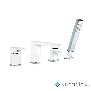 Baterija za kadu ugradbena bijela Loft Valvex