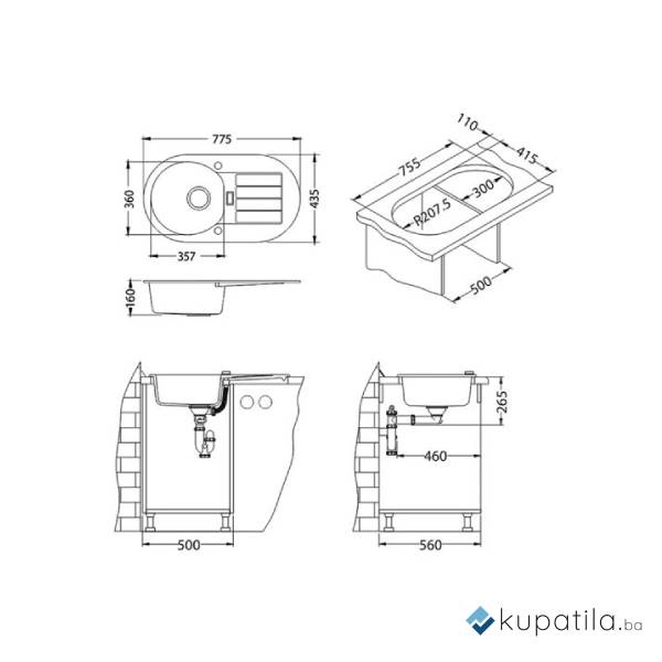 Sudoper Niagara 40 carbon Alveus - Image 2