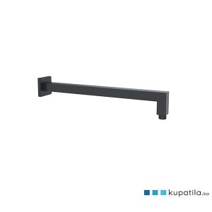 Nosač tuš ruže iz zida crna 389mm Eckle
