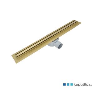 Tuš kanalica premium gold 60cm Eckle
