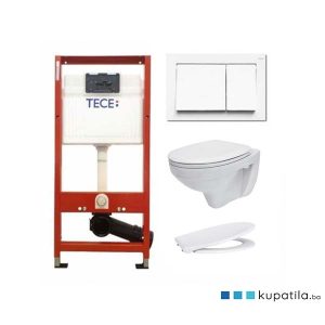 Vodokotlić ugradbeni Tece+šolja+daska