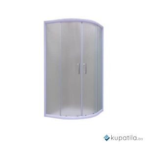 Tuš kabina polukružna 80x180h mat Rocco Eco
