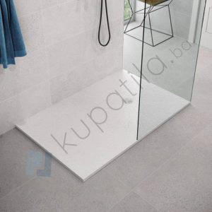 Kada tuš umjetni mramor 100x80 SMART SLATE Zenon