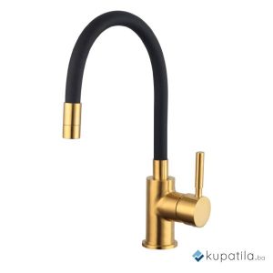 Baterija za sudoper Flexi zlatna AquaLux