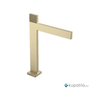 Baterija za umivaonik brušeno zlato visoka Varso Valvex