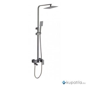 Usponski tuš Square gun grey Inter Ceramic