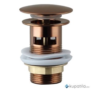 Pileta metalna sa prelivom Satin copper klik-klak 5/4 Minor AquaLux