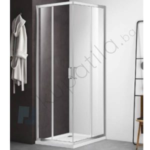 Tuš kabina 900x900x2000mm kvadratna hrom Dasbad