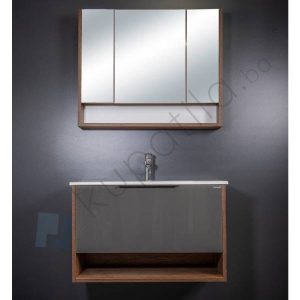 Kupatilski ormarić+ogledalo 80 cm Lexor BT