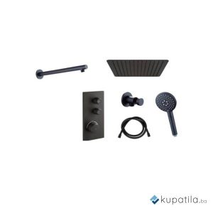 Podžbukni termostatski set klik UNITAS BLACK
