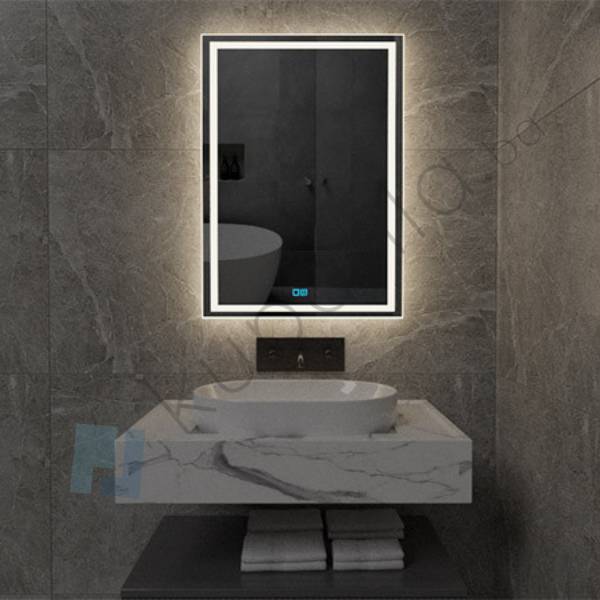 Ogledalo LED 500x700 Bellatrix Silver A10.01 - Image 2