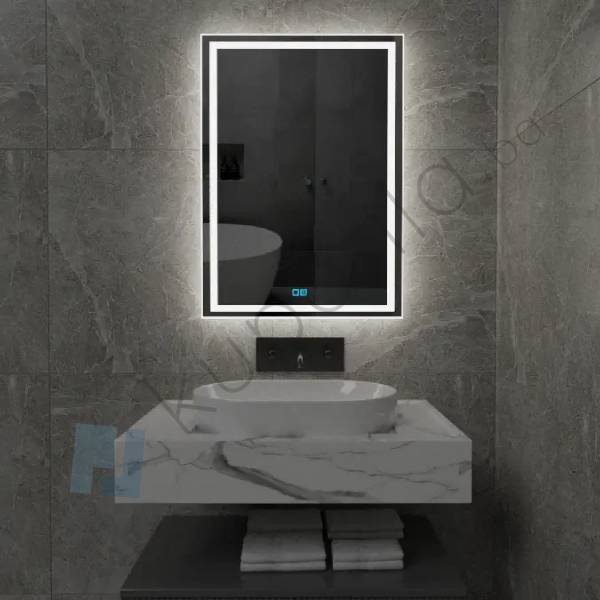 Ogledalo LED 500x700 Bellatrix Silver A10.01 - Image 3