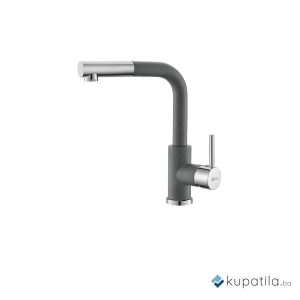 Baterija za sudoper LUX S Tamno Siva Metalac