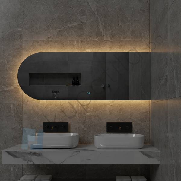 Ogledalo LED 1600x600 Boo Gold M95.01H