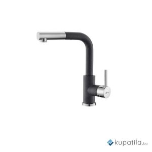 Baterija za sudoper LUX S Crna Metalac